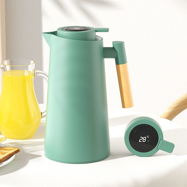 Glass Inner Coffee Pot with Temperature Measurement Lid