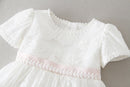 European and American Extended Baptismal Extra Christening Gown Baby Party Dress Baby Girl Dress Vestidos Para Navidad De Bebes