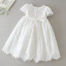 European and American Extended Baptismal Extra Christening Gown Baby Party Dress Baby Girl Dress Vestidos Para Navidad De Bebes