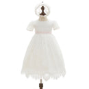 European and American Extended Baptismal Extra Christening Gown Baby Party Dress Baby Girl Dress Vestidos Para Navidad De Bebes