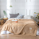 Flannel sheets Solid blanket