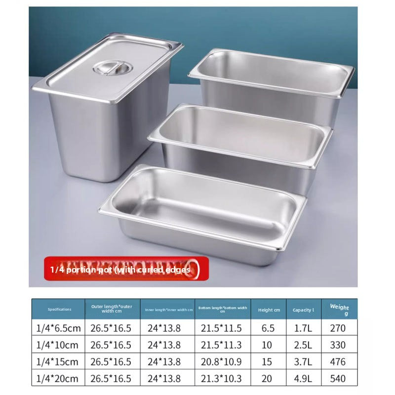 Stainless Steel Food Storage Container with Lid