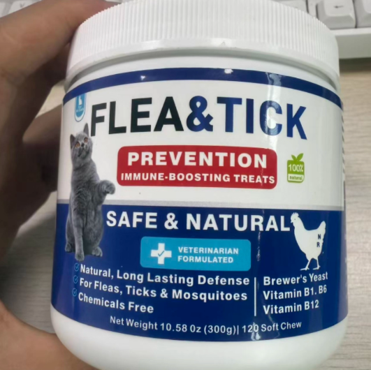 Cat Flea Prevention Chewable Tablets for Pet Health