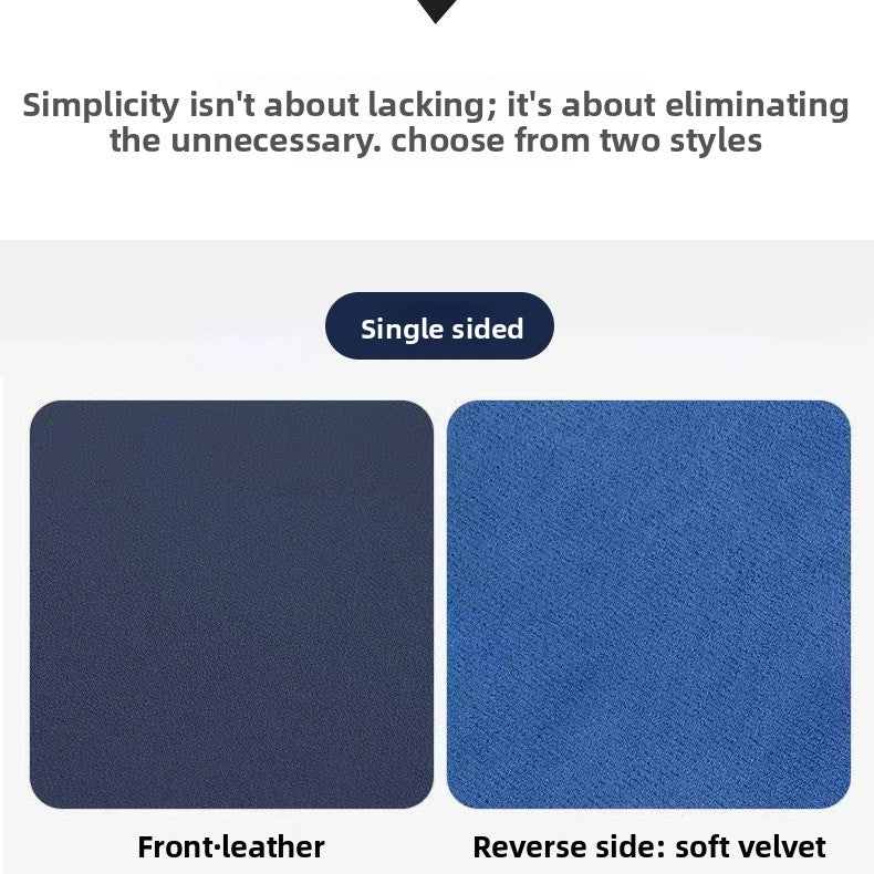 Leather Mouse Pad Large Desk Mat Waterproof Customizable Office Writing Pad