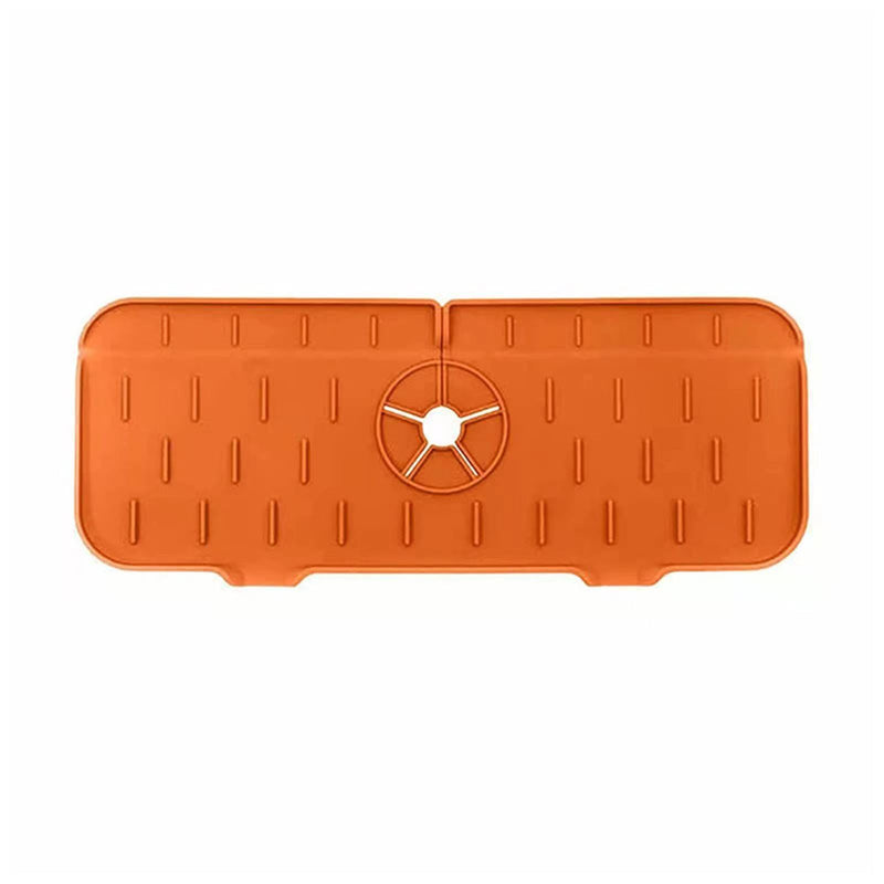 Kitchen faucet splash-proof draining mat