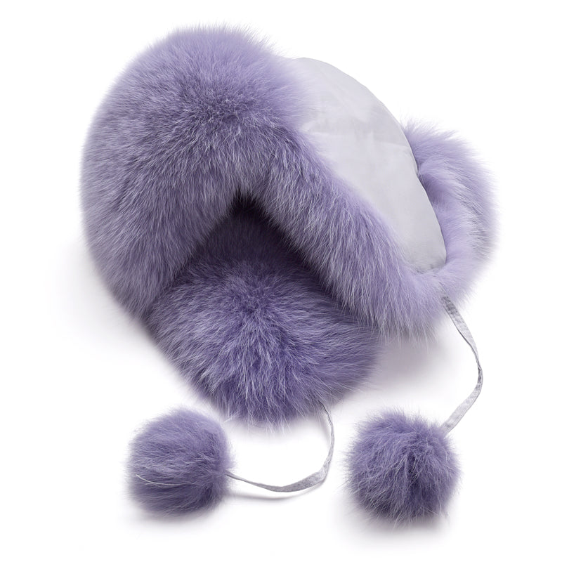 fox fur hat
