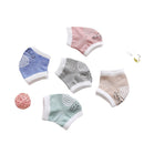 3 pairs of cotton children's knee pads, autumn glue dispensing, anti slip baby knee pads, mesh breathable exercise, baby crawlin