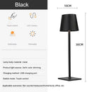 Nordic charging iron art high footed cup table lamp, bedroom bedside touch creative small night light, modern and simple living room night light - TrendTrove