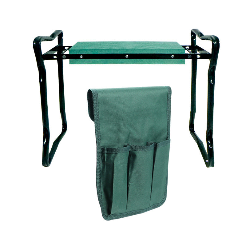 Outdoor garden kneeling stool sitting kneeling garden gardening kneeling chair garden tool stool with tool kit multifunctional folding kneeling stool