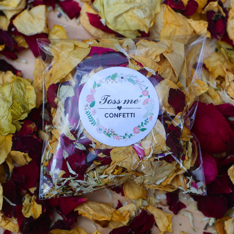 Dried petals confetti wedding party decoration flower spreading