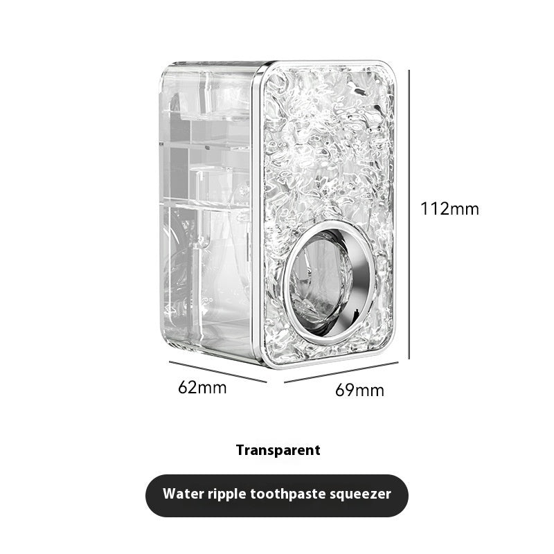 Wall-mounted Punch-free Automatic Toothpaste Dispenser Storage Box