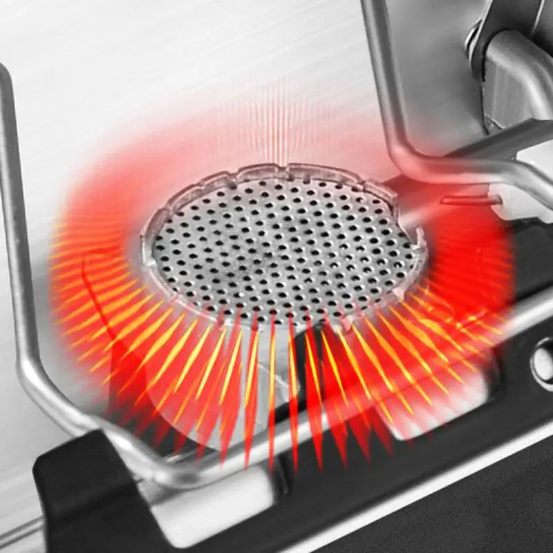 Portable Folding Mini Cassette Stove Windproof 2600W Camping Gas Stove Foldable Burner Boiled Water Stove For Camping Supplies - TrendTrove