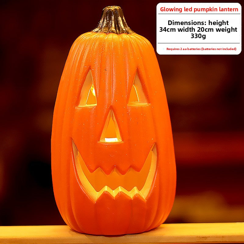 Glowing Halloween Pumpkin Lantern for Decoration