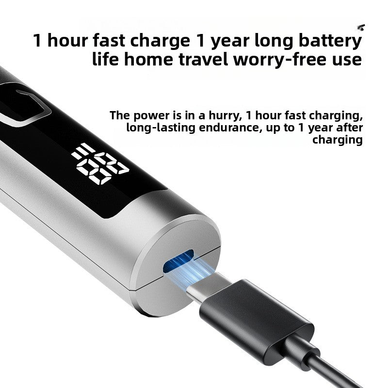 Rechargeable Electric Nose Hair Trimmer with Washable Head