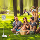 Outdoor Tools Telescopic Folding Table Fan Multi-Function Desktop USB Charging Fan Adjustable Angle Travel Outdoor Gadget