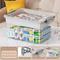 Portable Multi-Layer Transparent Medicine Storage Box