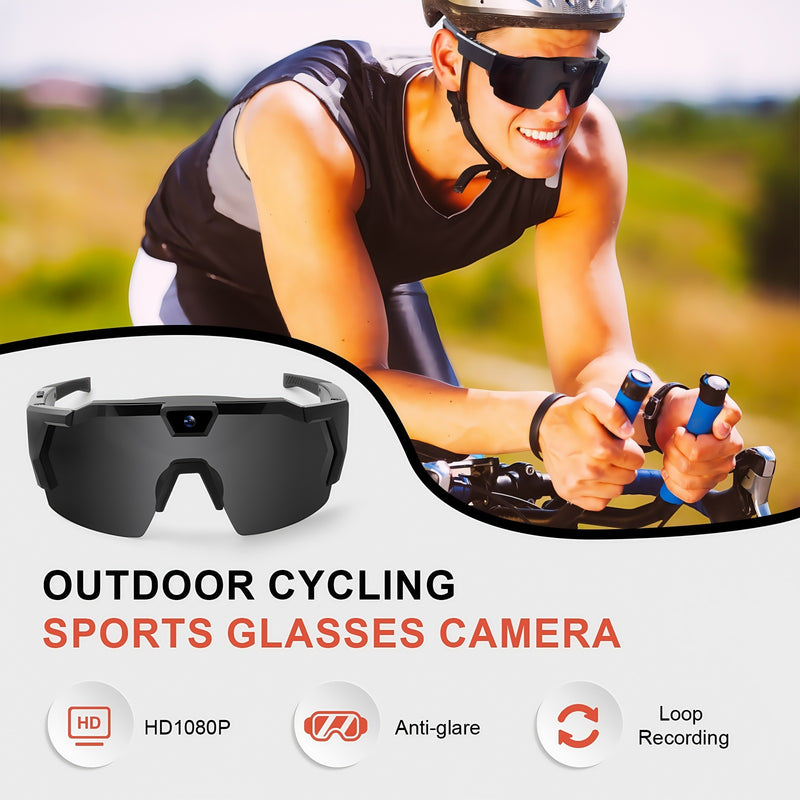 HD Recording Camera Sunglasses for Sports