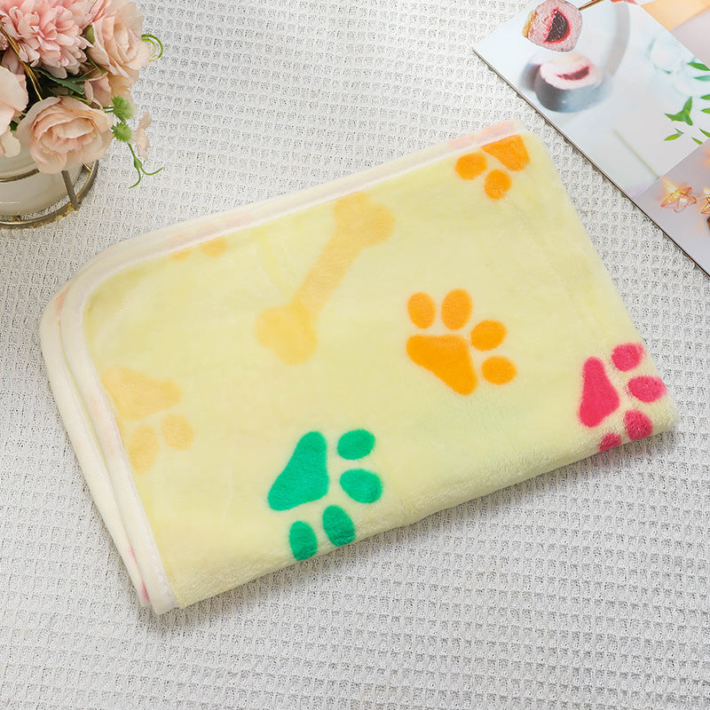 Soft Flannel Pet Blanket for Dogs and Cats