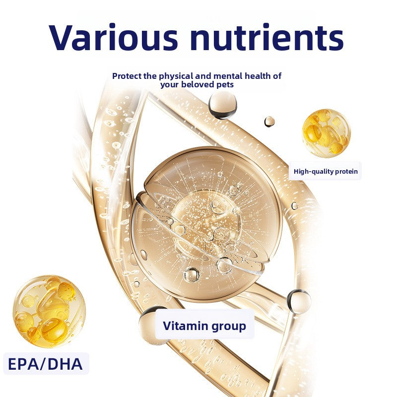 Cat Dog Hair Health Lecithin Vitamin Chewable Tablets