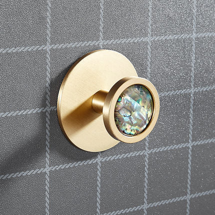 Brass Hat-and-coat Drilling Adhesive Hanging Storage Hook