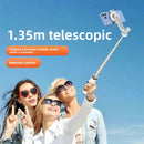 Magnetic Bluetooth Selfie Stick with Fill Light