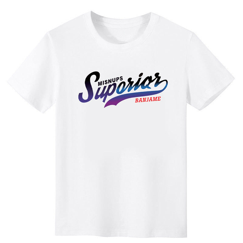 Men's Summer Printed Slim Fit Short Sleeve T-shirt