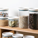 Transparent storage jars for household kitchens