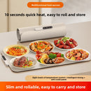 Intelligent silicone warming plate for dishes