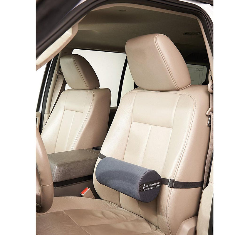 Cylindrical car lumbar support