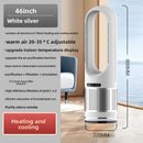 Vertical silent bladeless electric fan