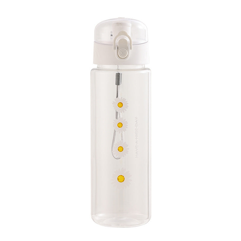 Portable sports water bottle