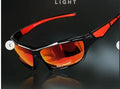 Men's polarized sunglasses and colorful film windshields
