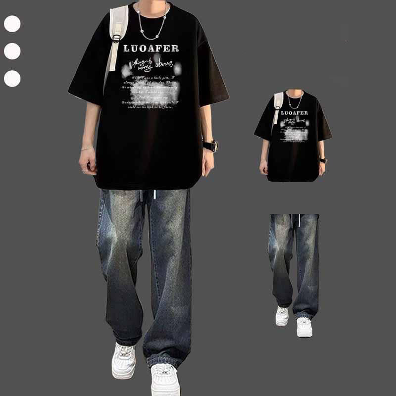 Short-sleeved T-shirt Men's Summer Suit