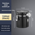 Coffee Bean Stainless Steel Sealed Container