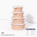 Travel Outdoor Silicone Folding Lunch Box