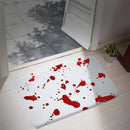 Halloween Blood Footprints Bathroom Water-absorbing Non-slip Mat