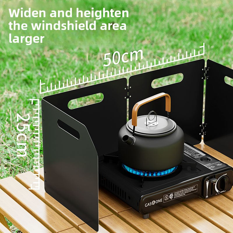 Outdoor Stove Windshield