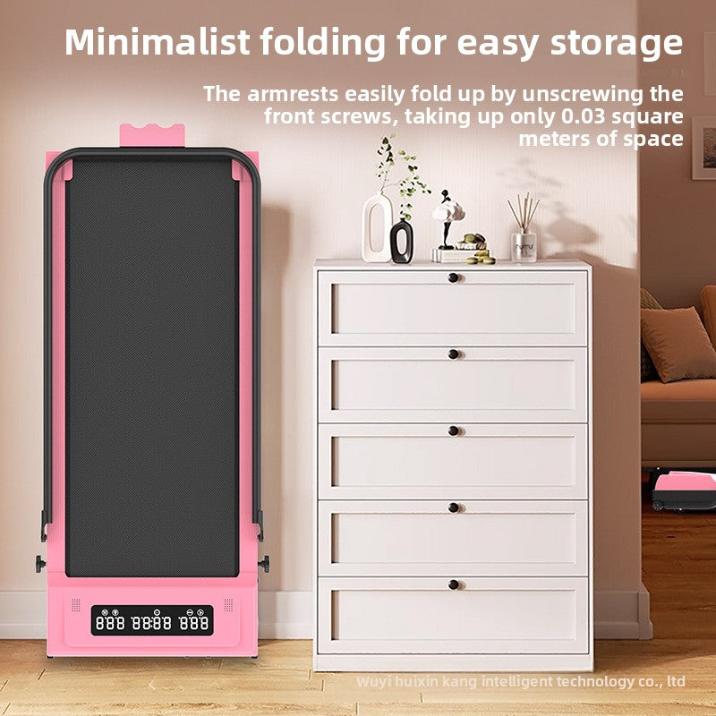 Foldable Electric Treadmill with Heart Rate Monitor