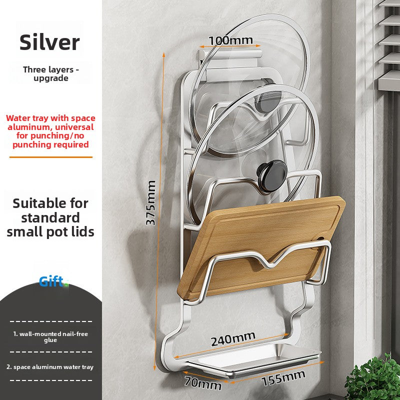 Household storage cutting board holder