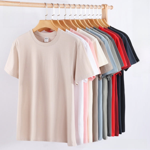 Combed Cotton Short-Sleeved T-Shirt