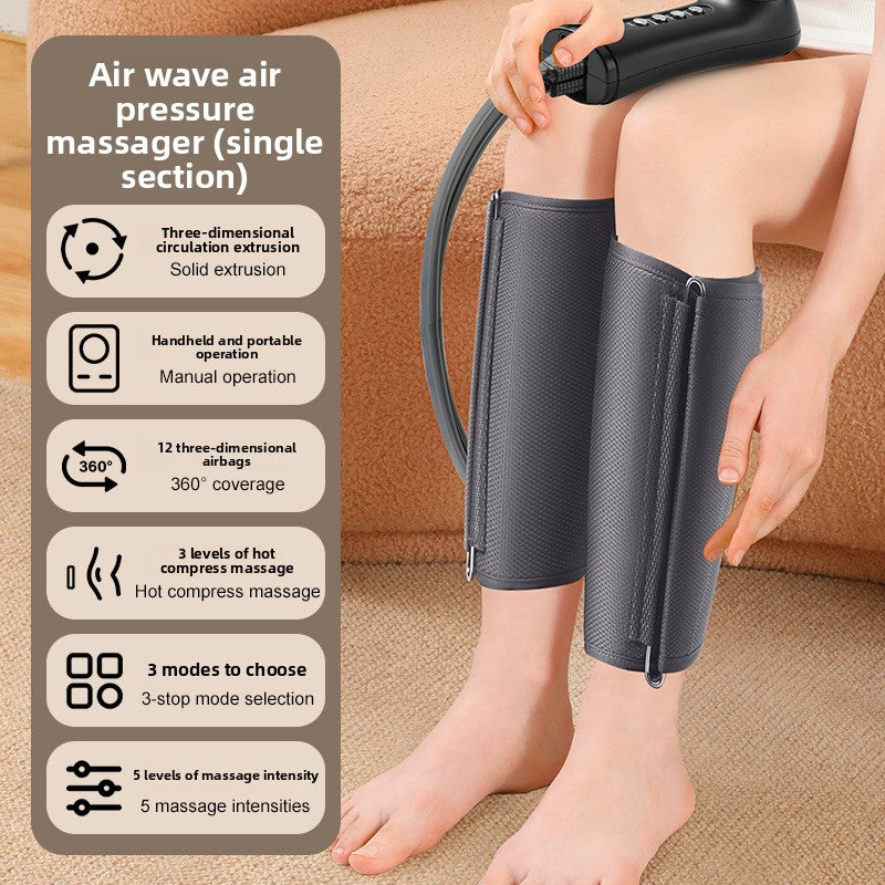 Air Wave Leg Massager with Remote Control