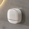 Wall-Mounted Soap Dish with Drip-Dry Design