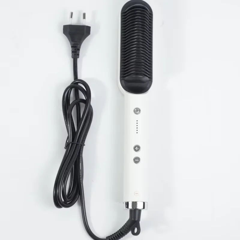 SKYTUR-Escova / Chapinha Alisadora Elétrica De Cerâmica Para Cabelo Alisa e Modela Sem Frizz-ENVIO IMEDIATO PARA TODO BRASIL