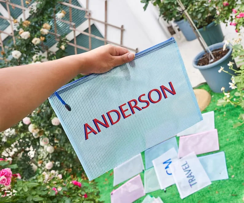 Bridesmaids Wedding Custom Bachelorette Name School Everyday Personalised Shadow Monogram Pool Bag Bride Gifts Wedding Pool Bags