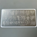 XMQ NAIL ART STAMPING PLATES ROSE TEMPLATE IMAGE PLATE