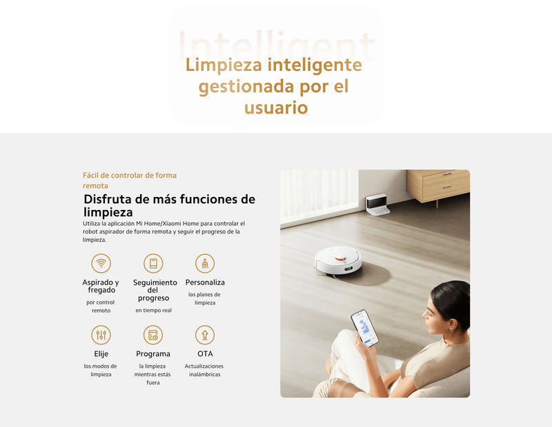 Official | Xiaomi Robot Vacuum S20 powerful 5000 Pa suction fan smart handsfree remote Control via smartphone