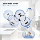 Robot aspirador eléctrico de 5600 PA para ventanas, control anticaídas y pulverizador de agua automático para el hogar.