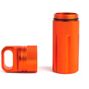 Aluminum alloy fully sealed EDC waterproof tank outdoor survival equipment waterproof compartment flat head waterproof storage b - TrendTrove