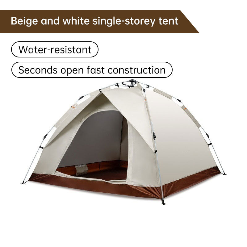 Camping tent outdoor camping full automatic speed open tent rain sunscreen portable tent - TrendTrove