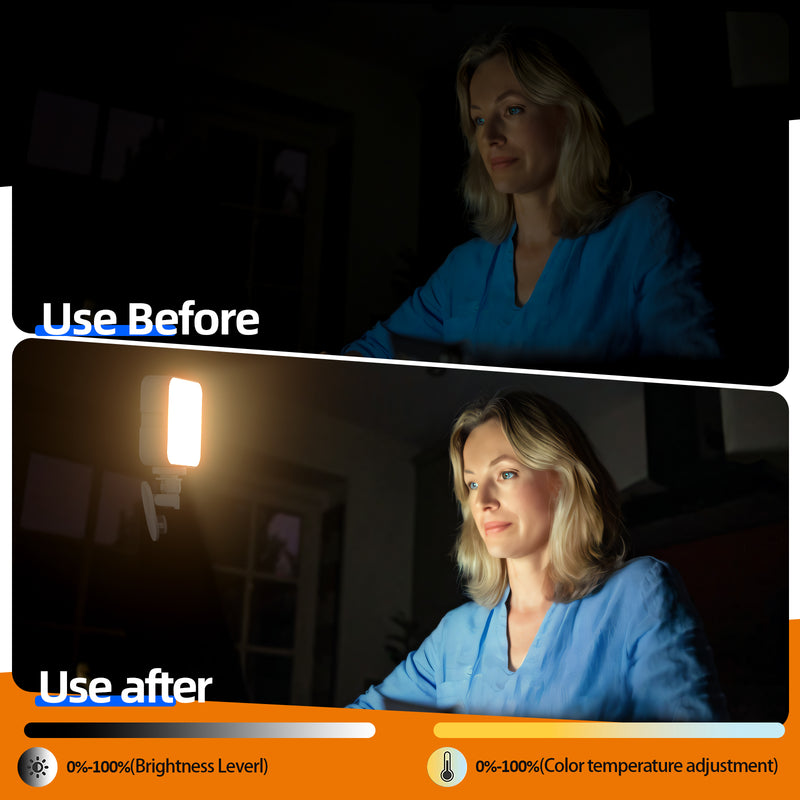 Camera pocket light atmosphere mini RGB mobile phone fill light live VLOG video conference photography light - TrendTrove